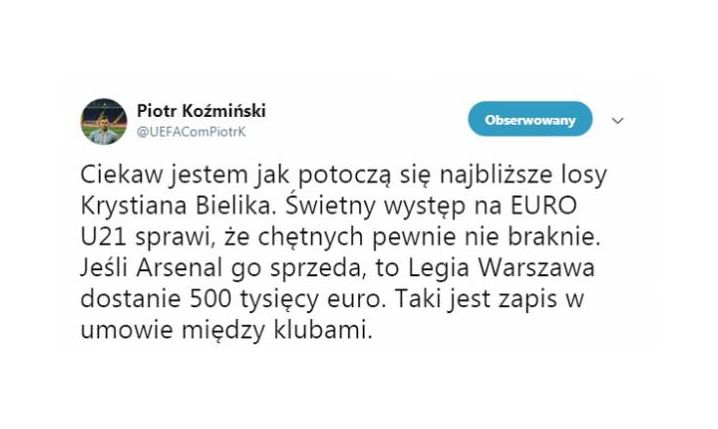 Legia Warszawa może dostać 500 TYSIĘCY EURO!